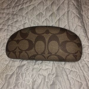 coach glasses case